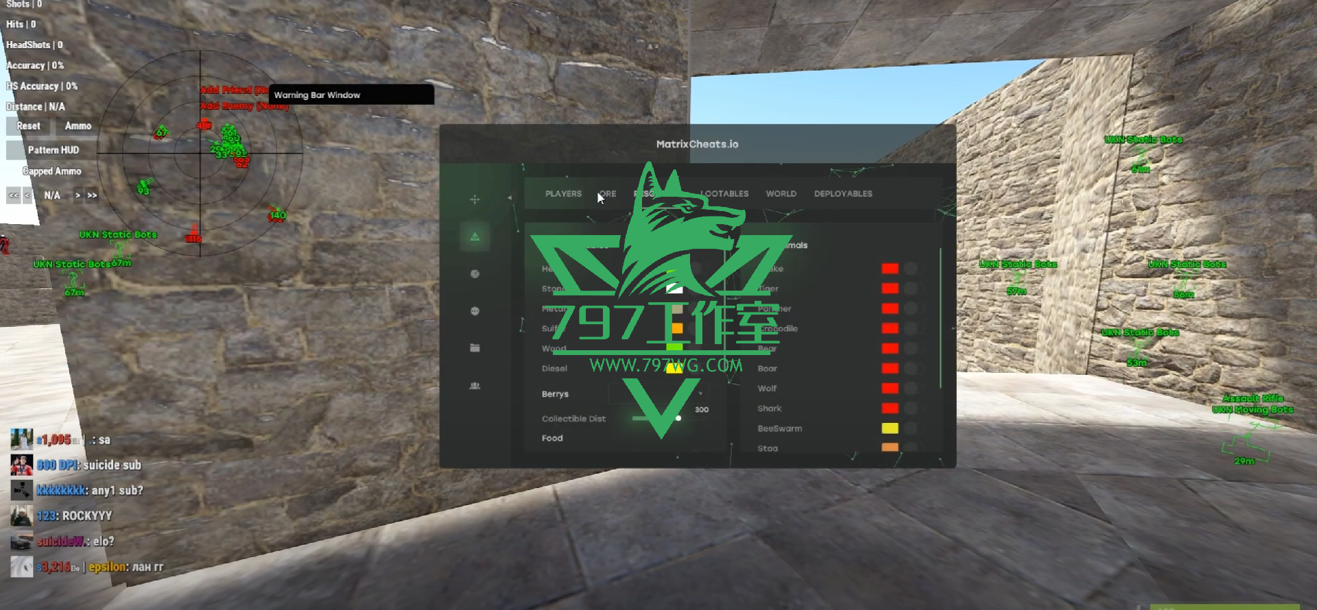 RUST腐蚀辅助【矩阵Matrix】多功能暴力与合法目前功能最多版本